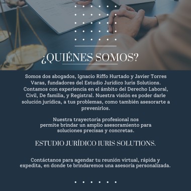 Estudio Jurídico Iuris Solutions | Monte Patria | 2x3